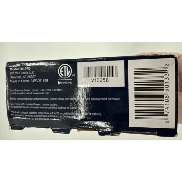 Conair Double Ceramic Straightening Comb Styling Tool With 30 Heat Settings - Picture 6 of 6